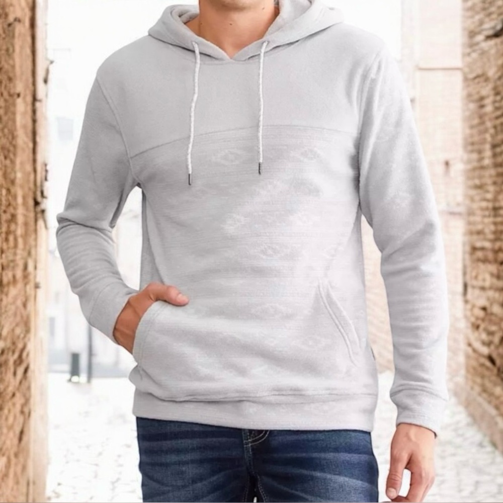 NWOT Buckle Depart West Men’s Polar Fleece Hooded Sweatshirt